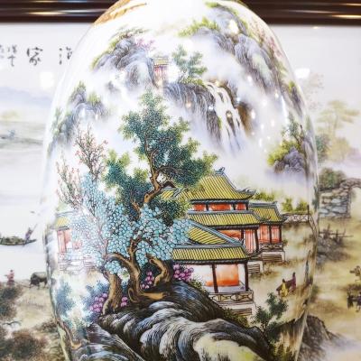 BÌNH TÍCH LỘC HỌA TIẾT SƠN THỦY